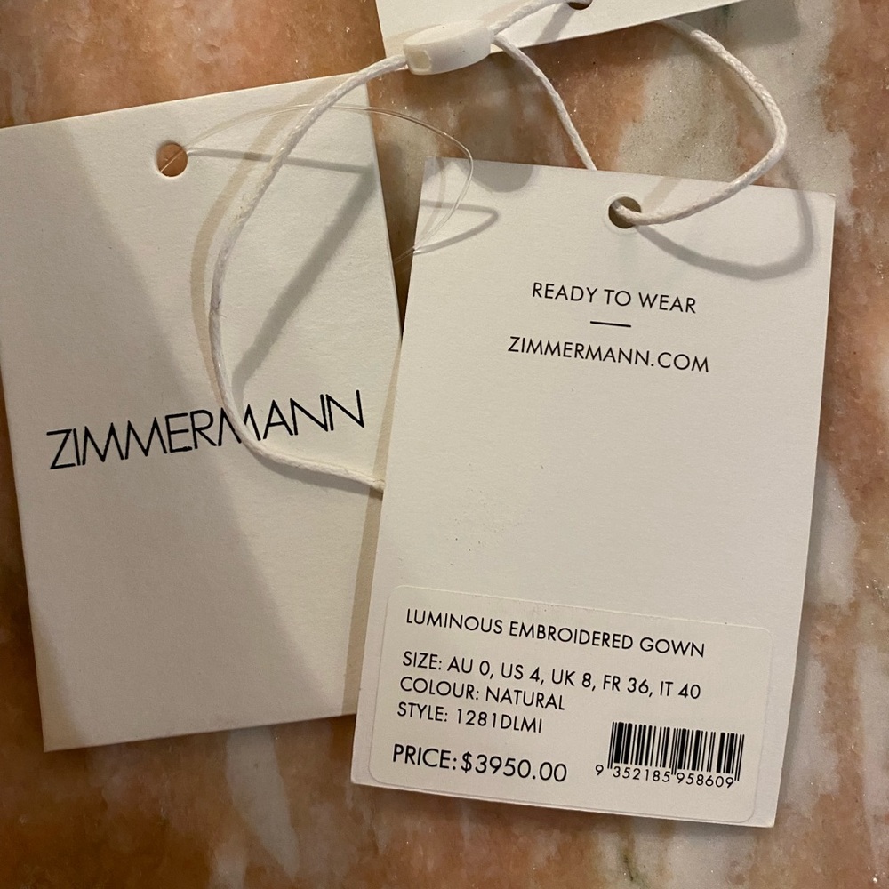 ZIMMERMANN LUMINOUS EMBROIDERED GOWN - Picture 7 of 16